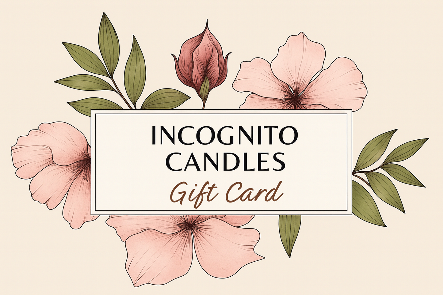 Incognito Candles Gift Card